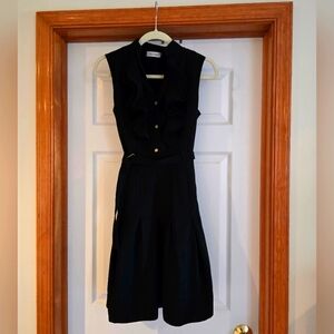 Calvin Klein ruffle sleeveless dress size 6